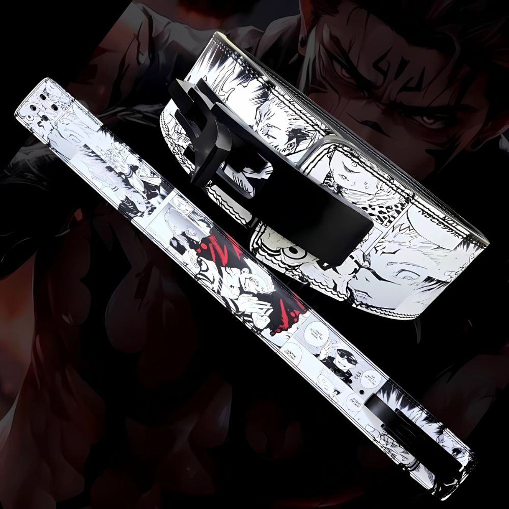 Alpha Ryomen Sukuna Weight Lifting Belt with anime design