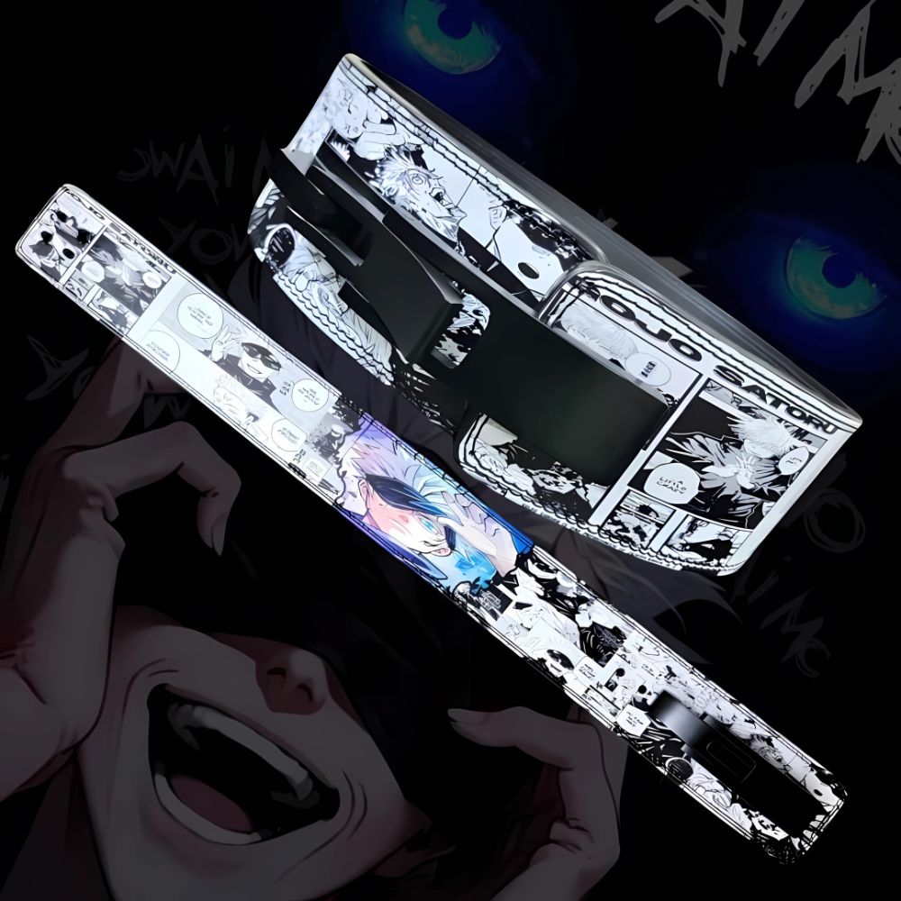 Satoru Gojo Weightlifting Gym Belt with anime artwork