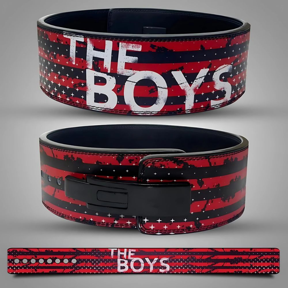 Durable weightlifting belt for athletes and fans of The Boys